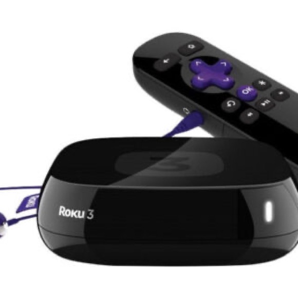 Roku 3 Streaming Player Model 4200X With Power Cable, HDMI, And Remote - Picture 3 of 9